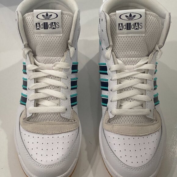 Adidas Top Ten RB Size 8.5 Men's GX0754 White/ Shadow Navy / Mint NEW BOX DAMAGE - Picture 4 of 7